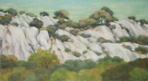 Bodrum,Gümüşlük Kayaları - II, 50x90 Cm.Tuv.Üz.Y.Boya 2014